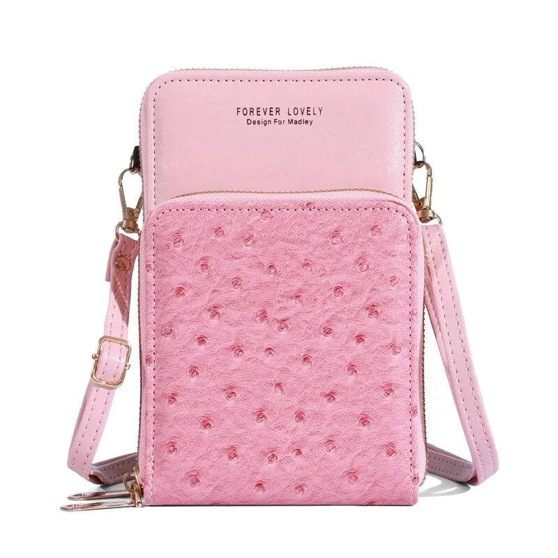 Leather Phone Pouch Crossbody