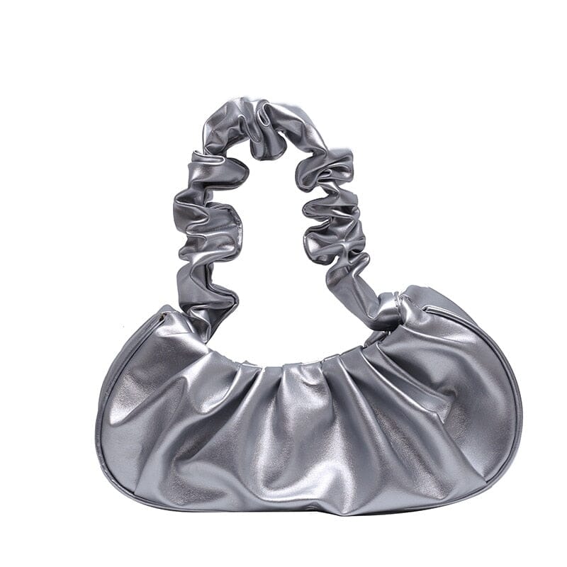 Dumpling Clutch Bag The Store Bags Silver