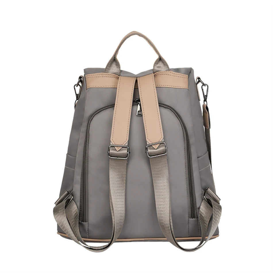 Bolso mochila casual antirrobo mujer
