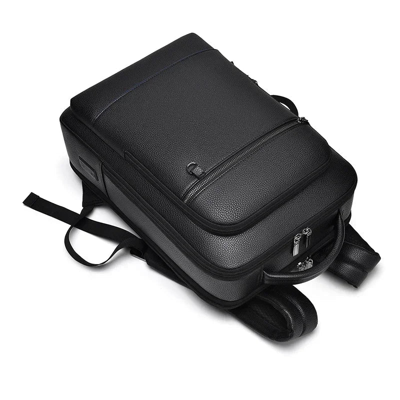 Black Leather 15 inch Laptop Bag The Store Bags