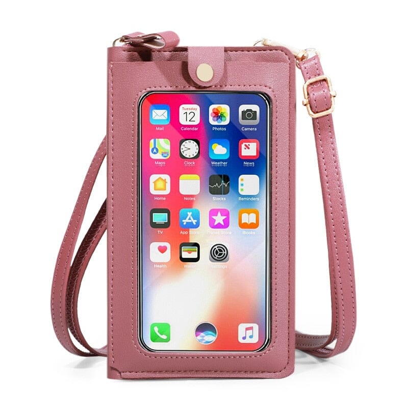 Leather Cellphone Bag The Store Bags Light Pink 