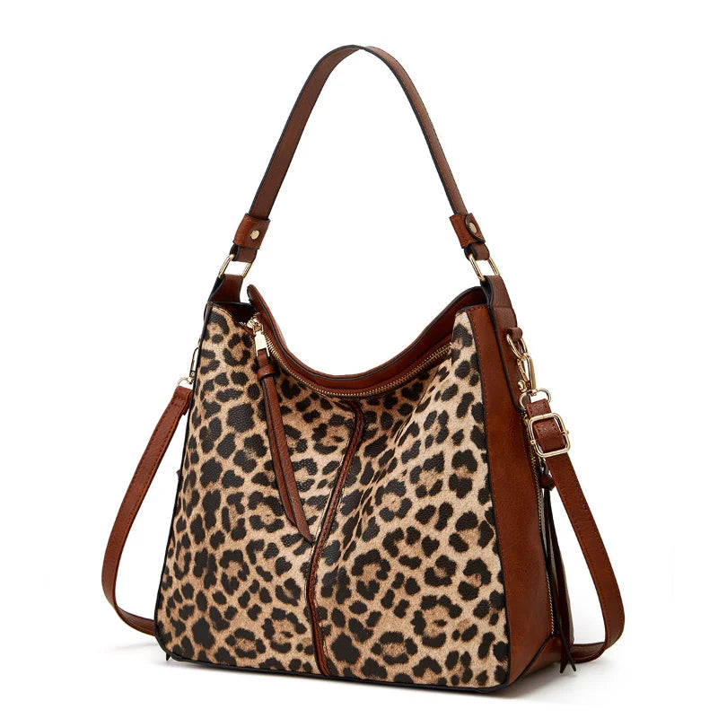 Leopard Print Crossbody Purse