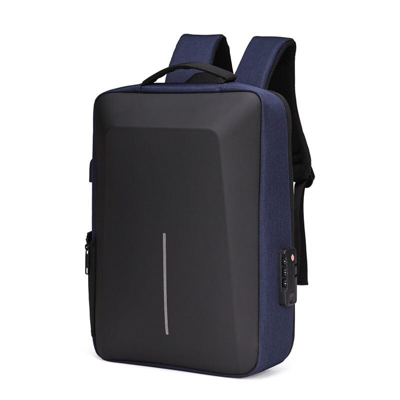 Anti Theft Waterproof Backpack With USB Charger The Store Bags Blue