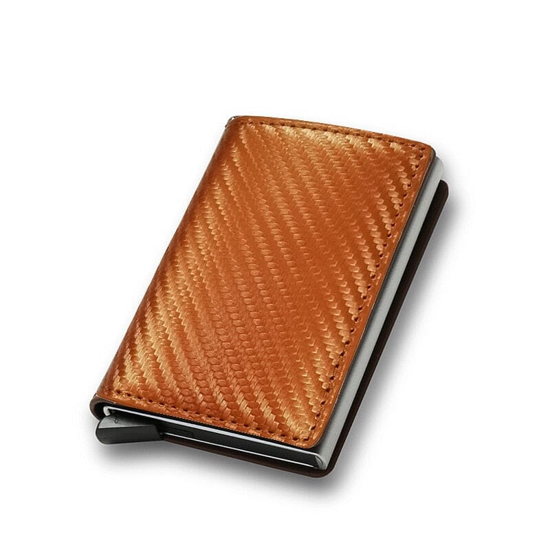 Slim Tactical Wallet The Store Bags Carbon Fiber Orange