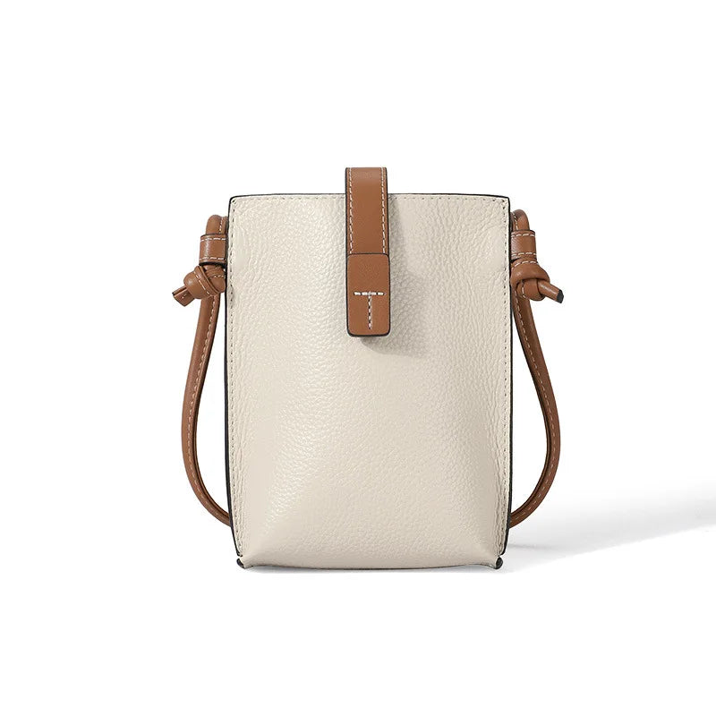 Leather Phone Pouch With Strap