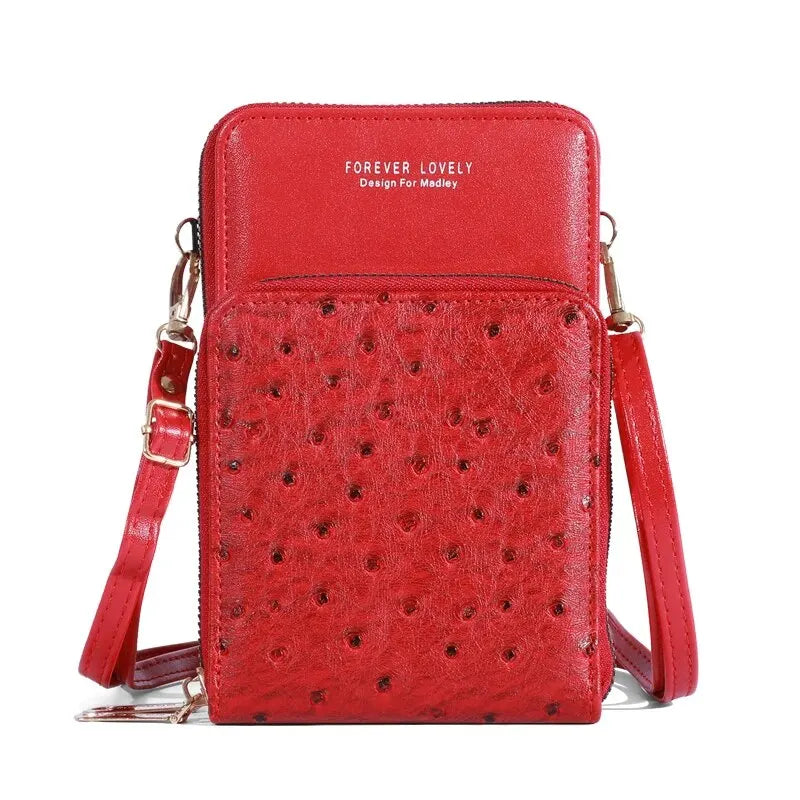 Leather Phone Pouch Crossbody