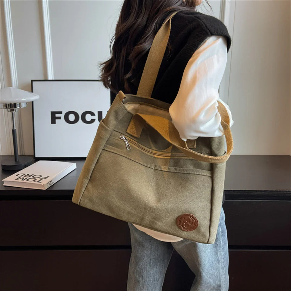 Rectangular Canvas Tote Bag