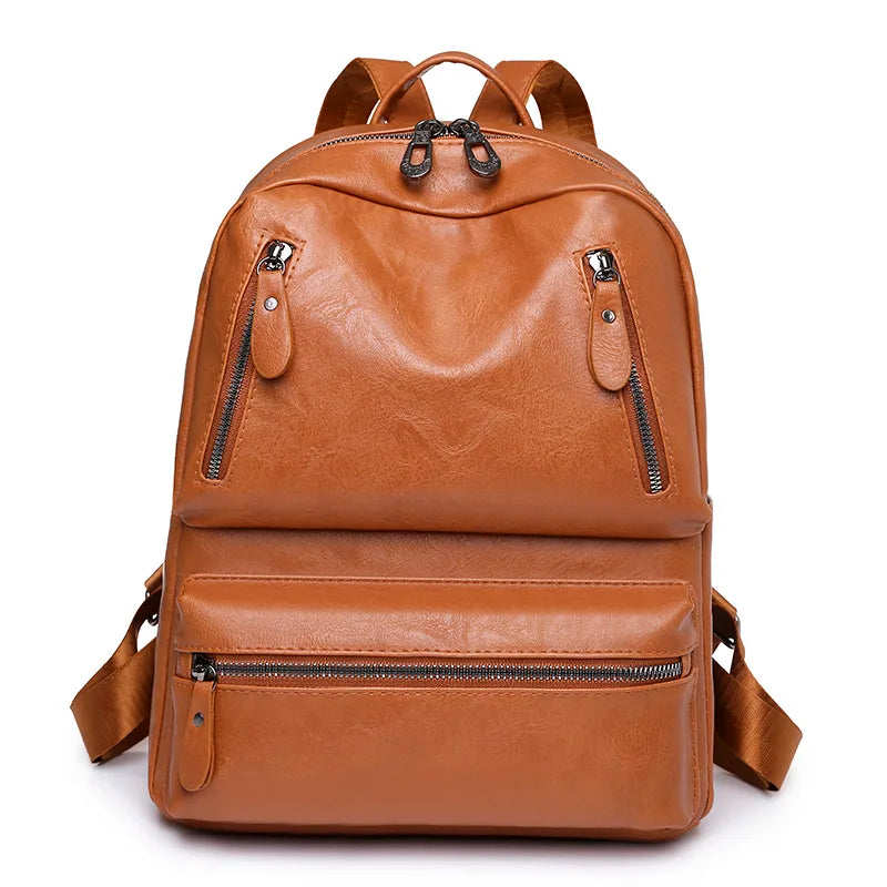 Pink Leather Backpack Purse The Store Bags Brown