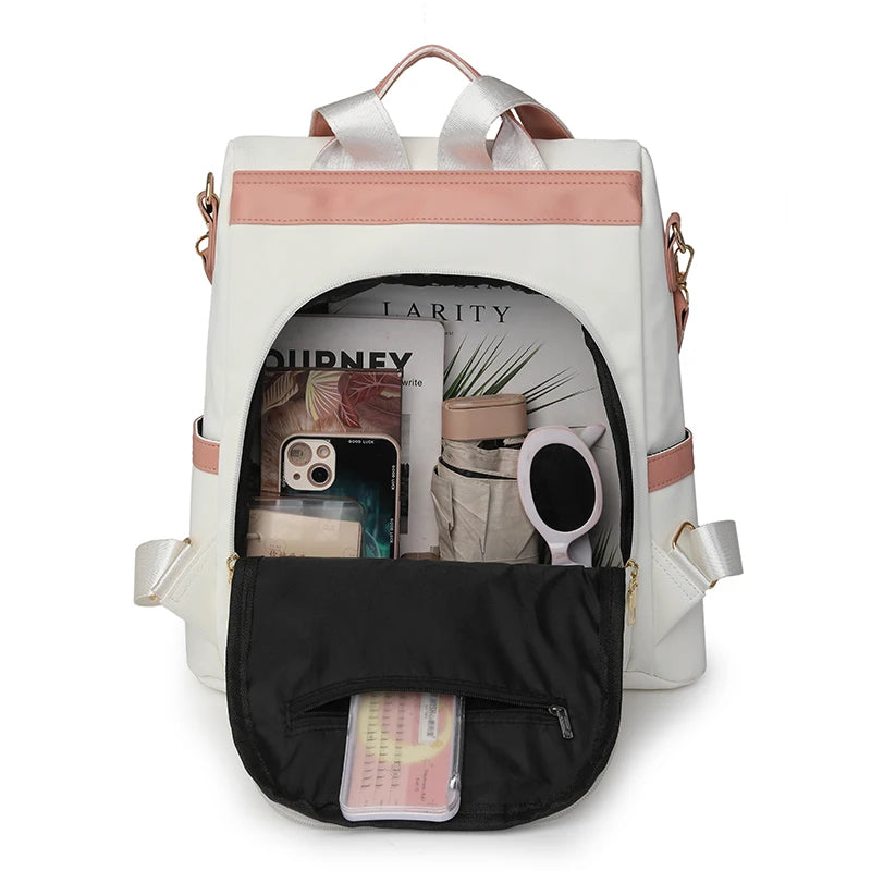 Bolso mochila mujer antirrobo para tablet