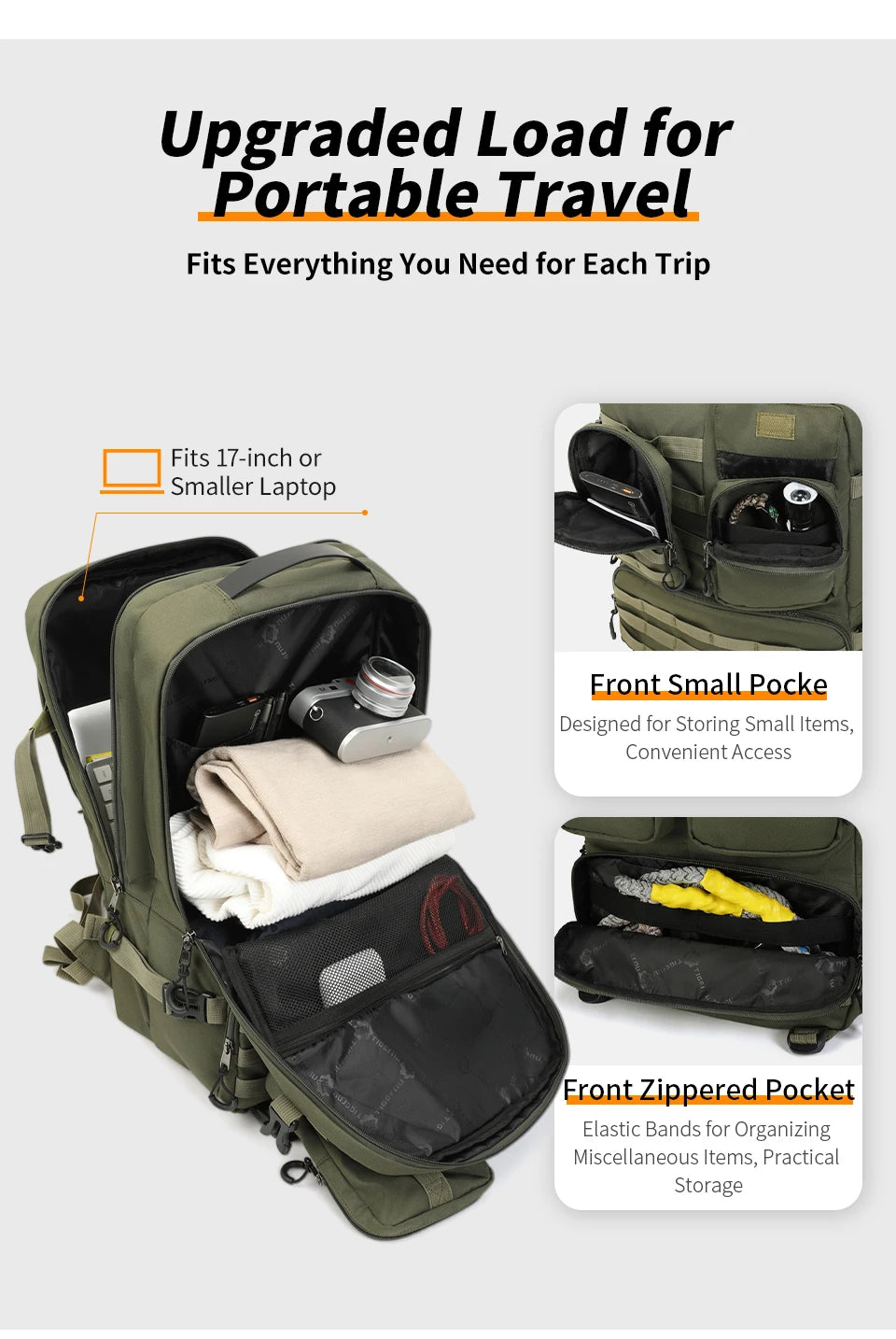 17 inch laptop tactical backpack The Store Bags