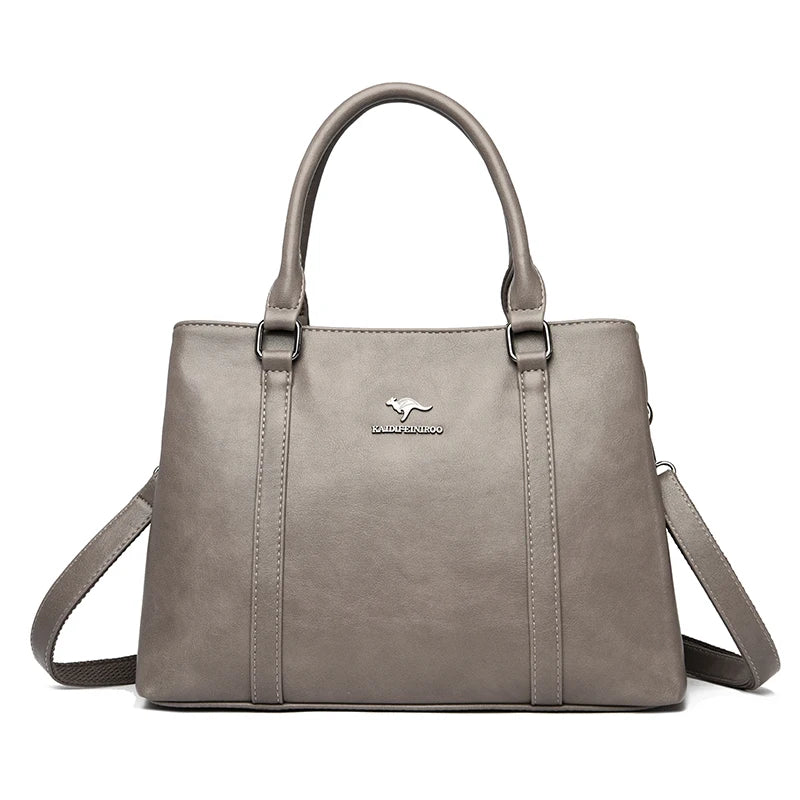 Bolso tote mujer piel negro