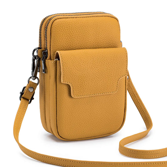 Funda movil cartera de piel