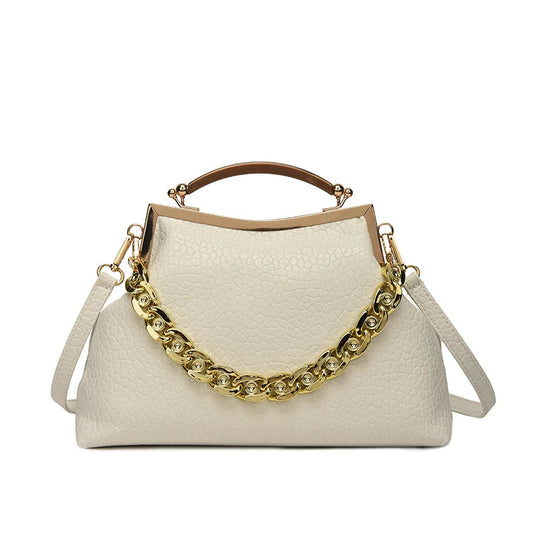White Chain Purse The Store Bags Beige