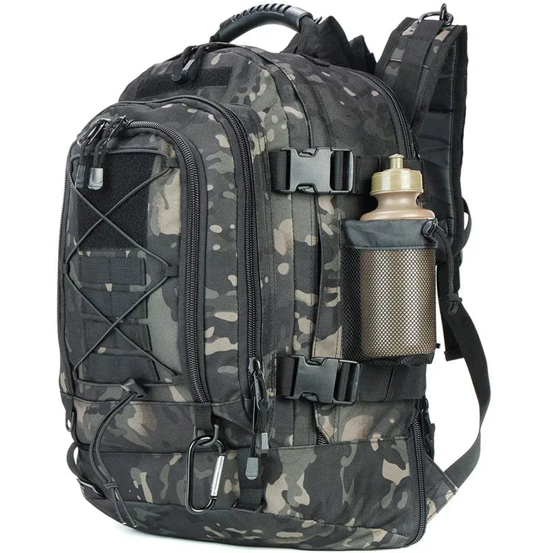 Tactical backpack with water bottle holder The Store Bags Black Camo CHINA