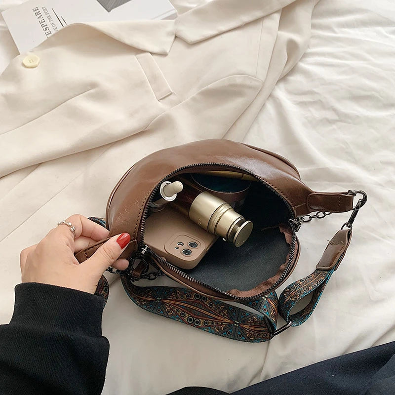 Cream Leather Fanny Pack The Store Bags