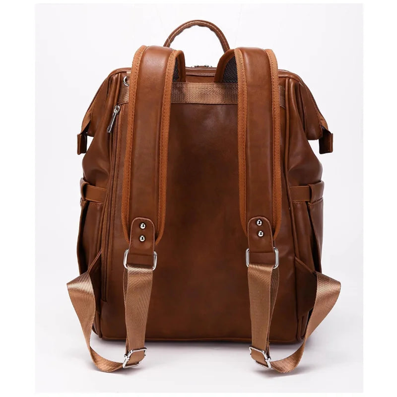 Vegan Leather Backpack Diaper Bag The Store Bags