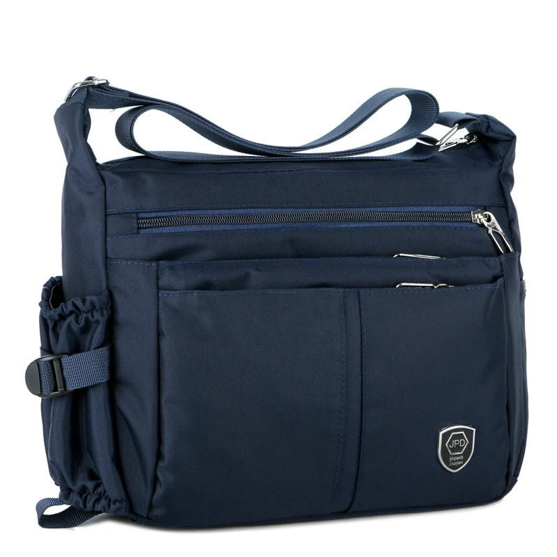 Messenger Bag With Water Bottle Holder The Store Bags BLUE