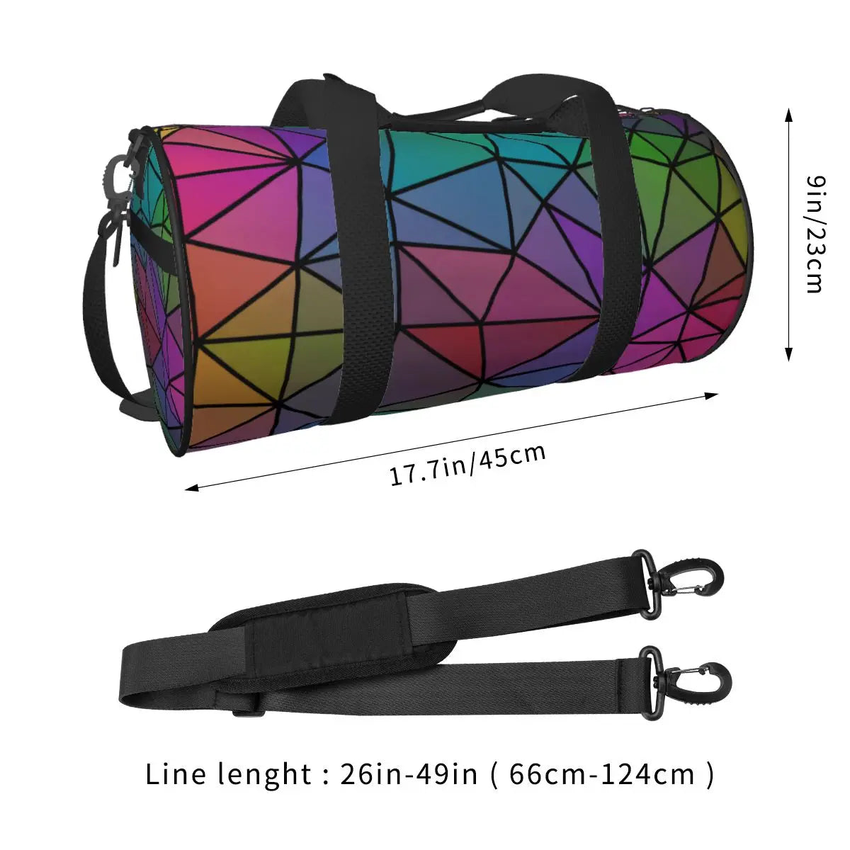 Duffle Geometric Bag