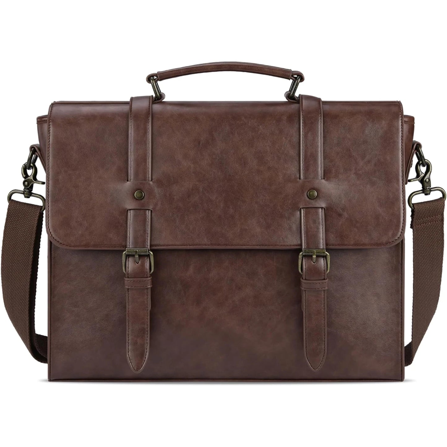 Leather Messenger Bag 15 Laptop
