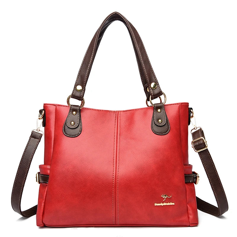 Bolso tote de cuero de 13 pulgadas para mujer