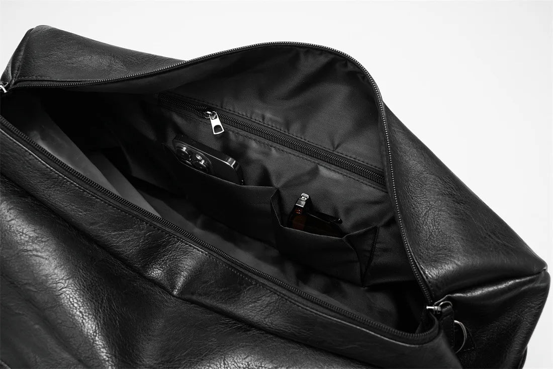Leather Weekender Bag With Shoe Compartment The Store Bags