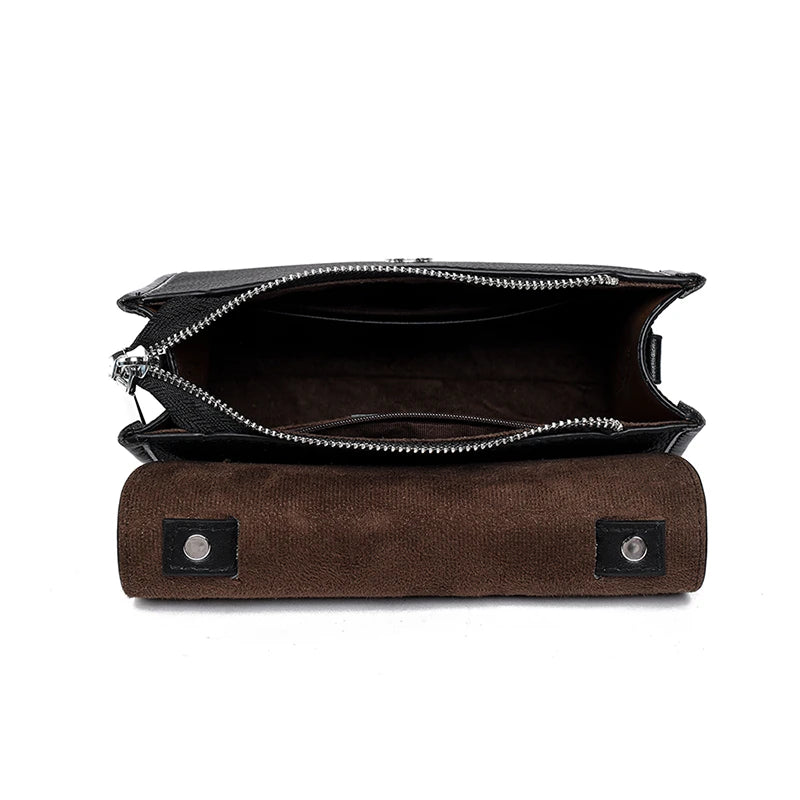 Dark Brown Leather Shoulder Bag The Store Bags