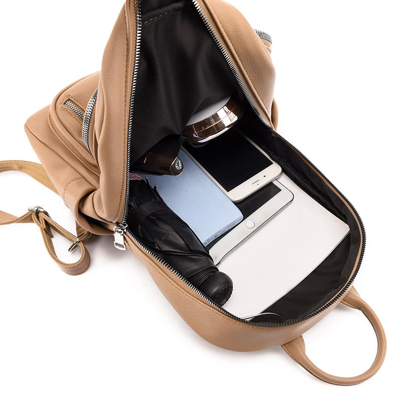 Double Zipper Backpack The Store Bags