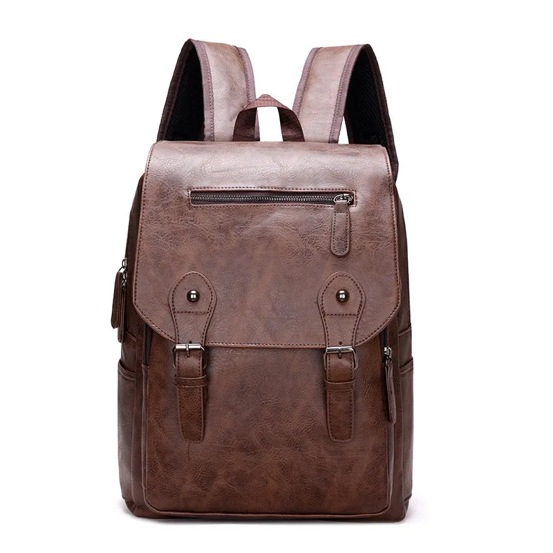 Leather Backpack For 15.6 inch Laptop