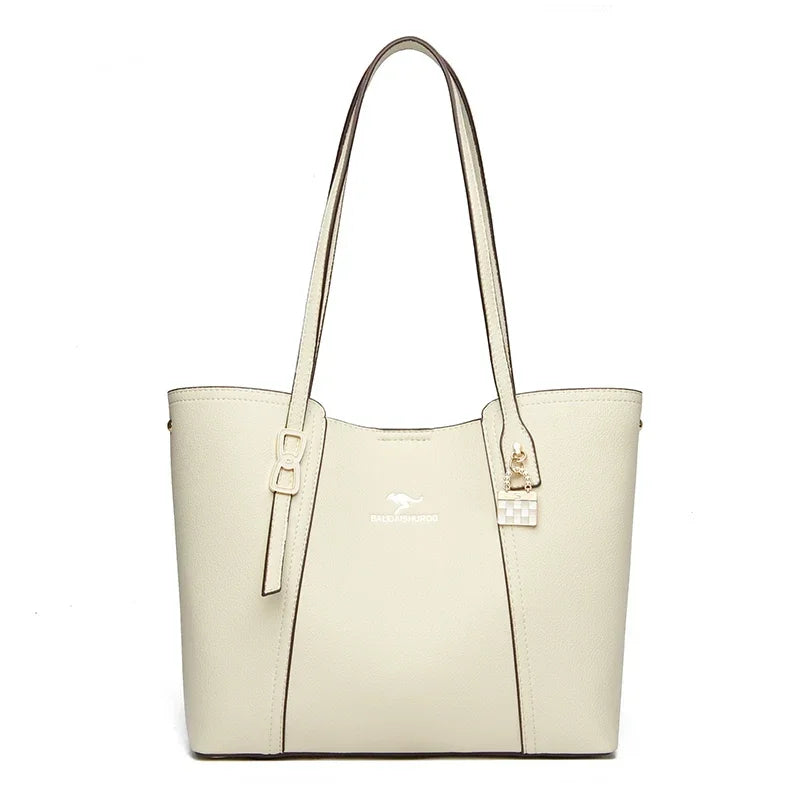 Bolsa tote de piel