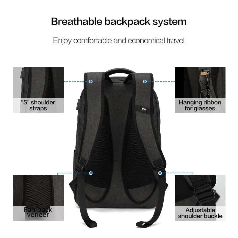 17.3 inch Laptop Space Backpack Women