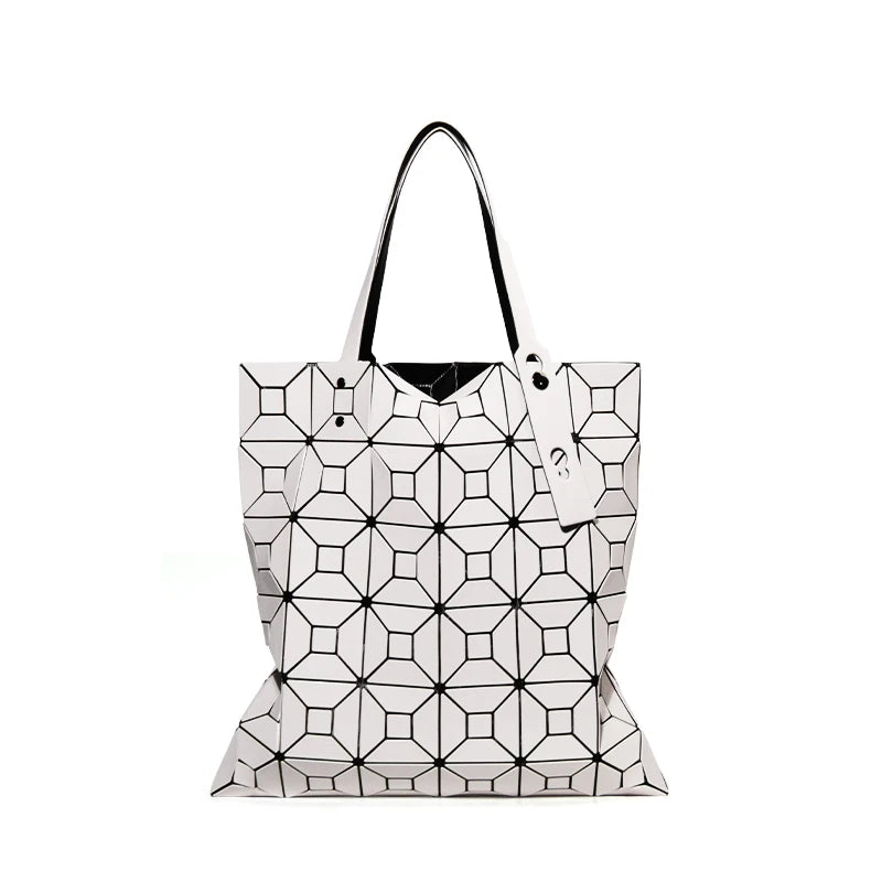 Geometric pattern tote bag The Store Bags beige