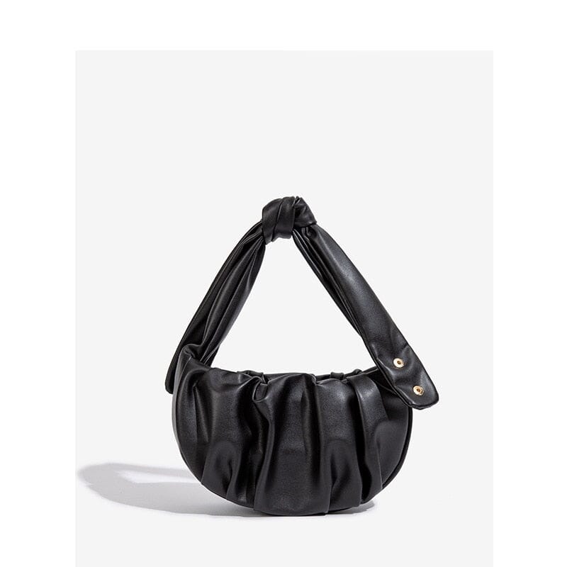 Leather Dumpling Bag The Store Bags Black 