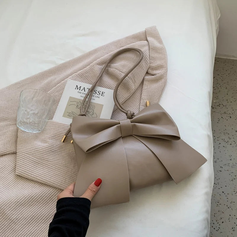 Knot Leather Shoulder Bag The Store Bags Khaki