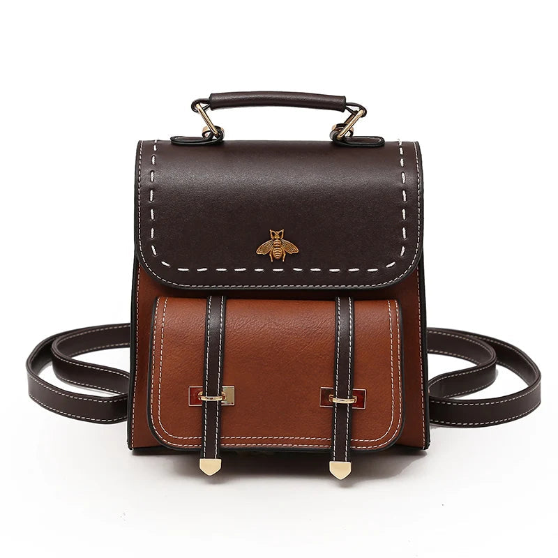 Mini Buckle Backpack The Store Bags Brown CHINA