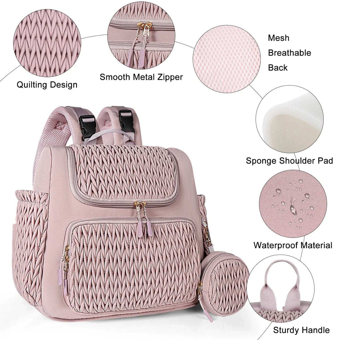 Mochila maternal con cambiador