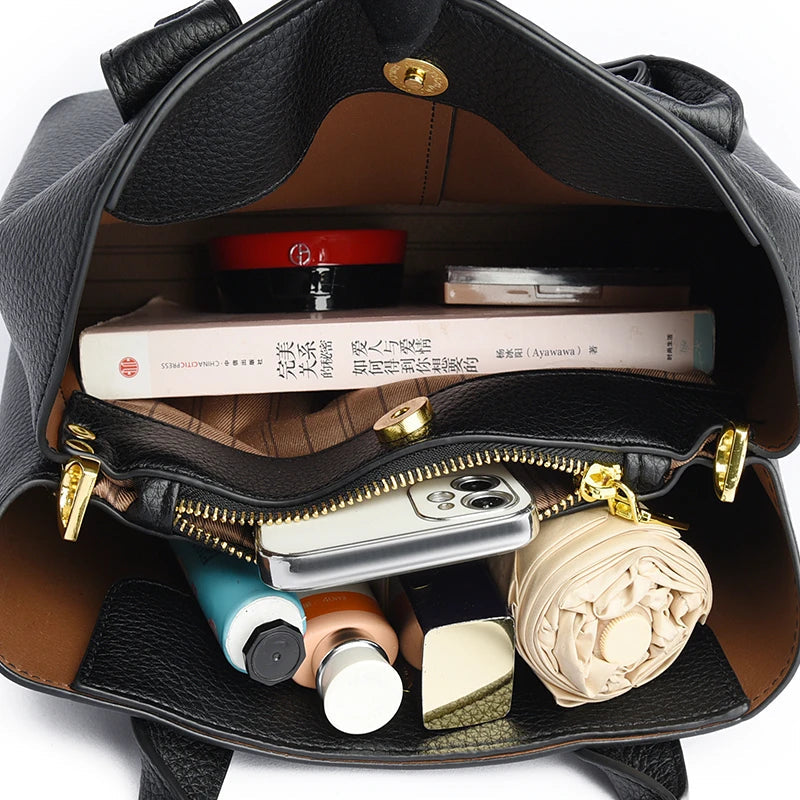 Small Leather Tote Handbag The Store Bags