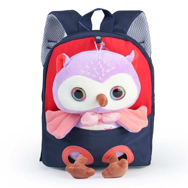 Plush Owl Backpack The Store Bags navy