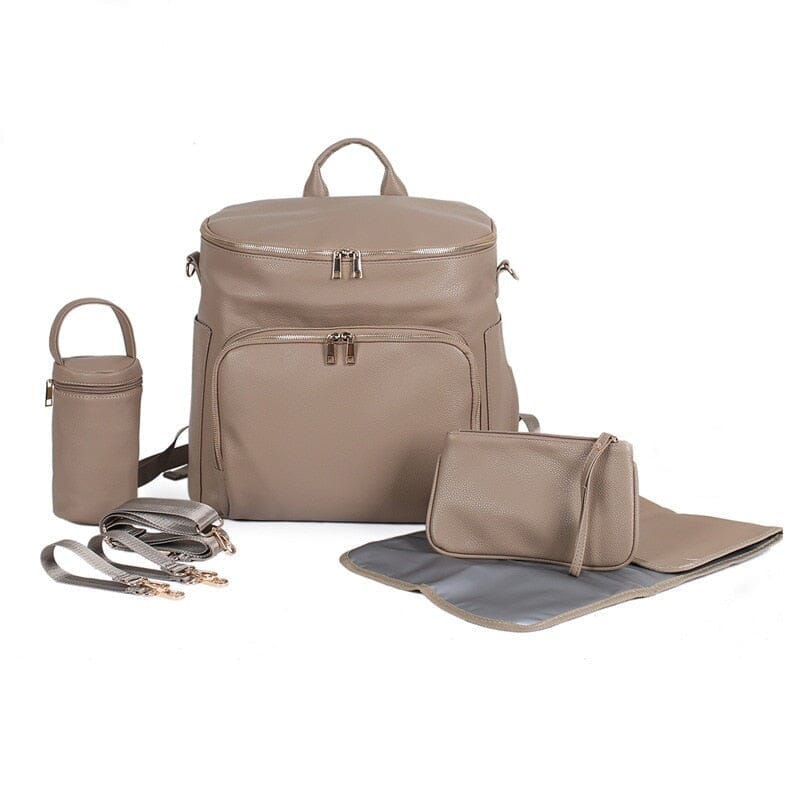 Faux Leather Maternity Backpack The Store Bags Gray
