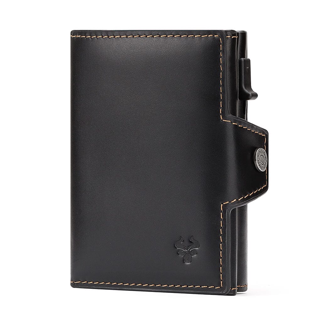 Tactical Leather Wallet For Men The Store Bags black 