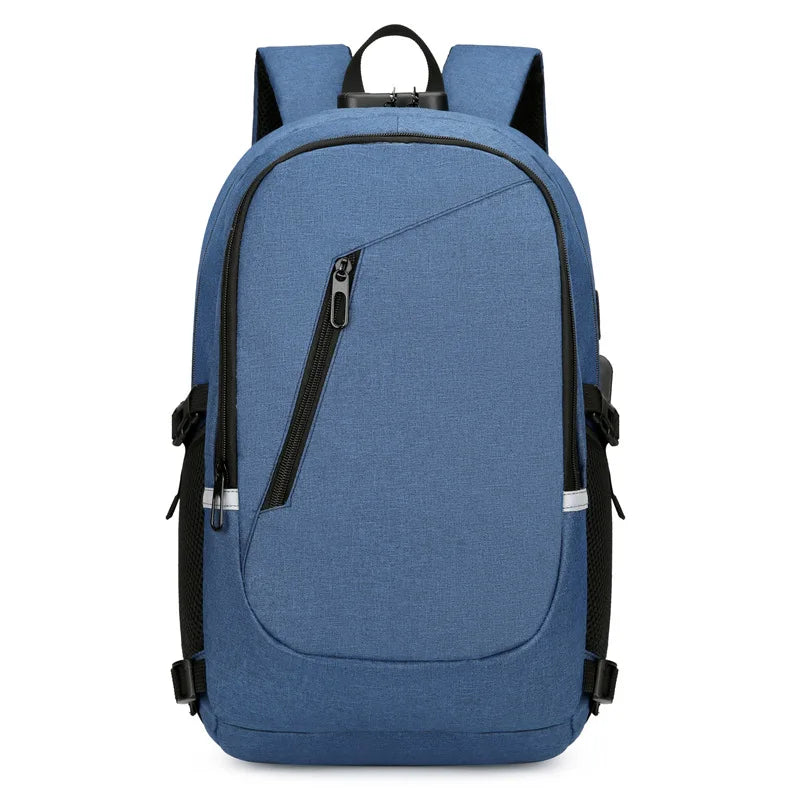 Backpack With Locking Zippers