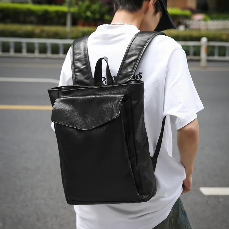 Mochila de cuero para ordenador