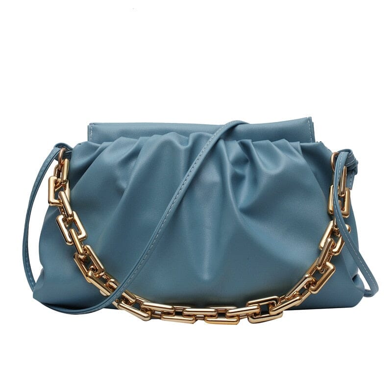 Dumpling Bag With Chain The Store Bags Blue