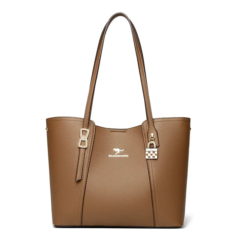 Bolsa tote de piel
