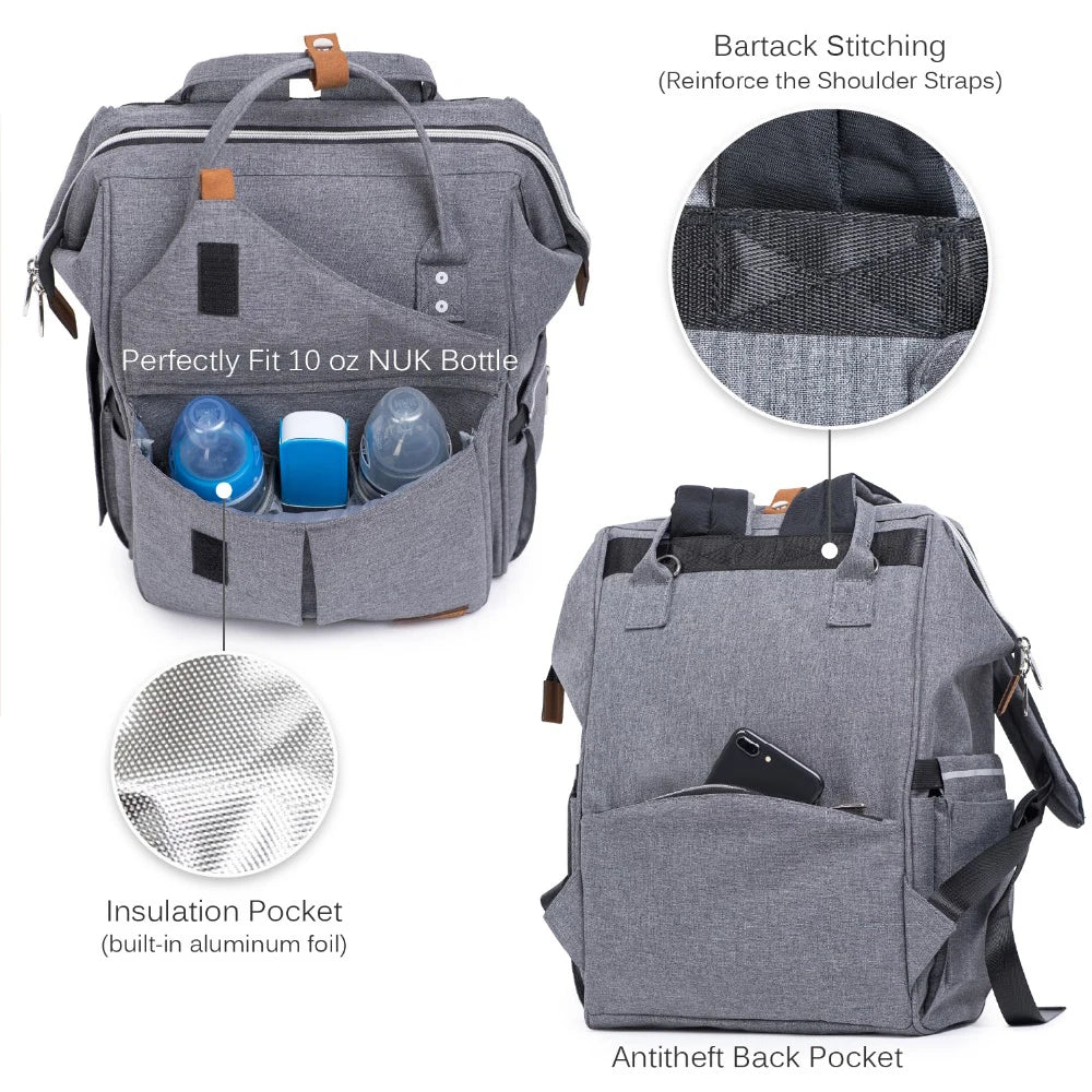 Unisex Diaper Bag Backpack