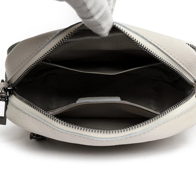 Bolso bandolera con cremallera