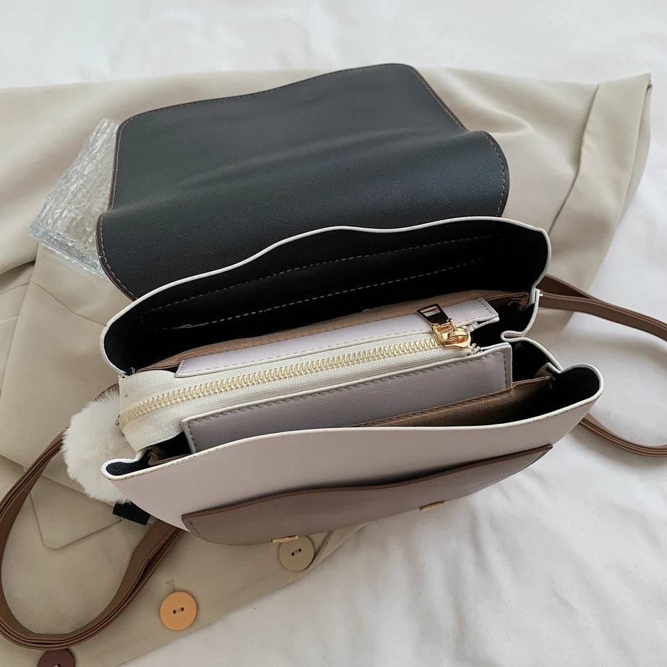 Leather Double Buckle Backpack The Store Bags