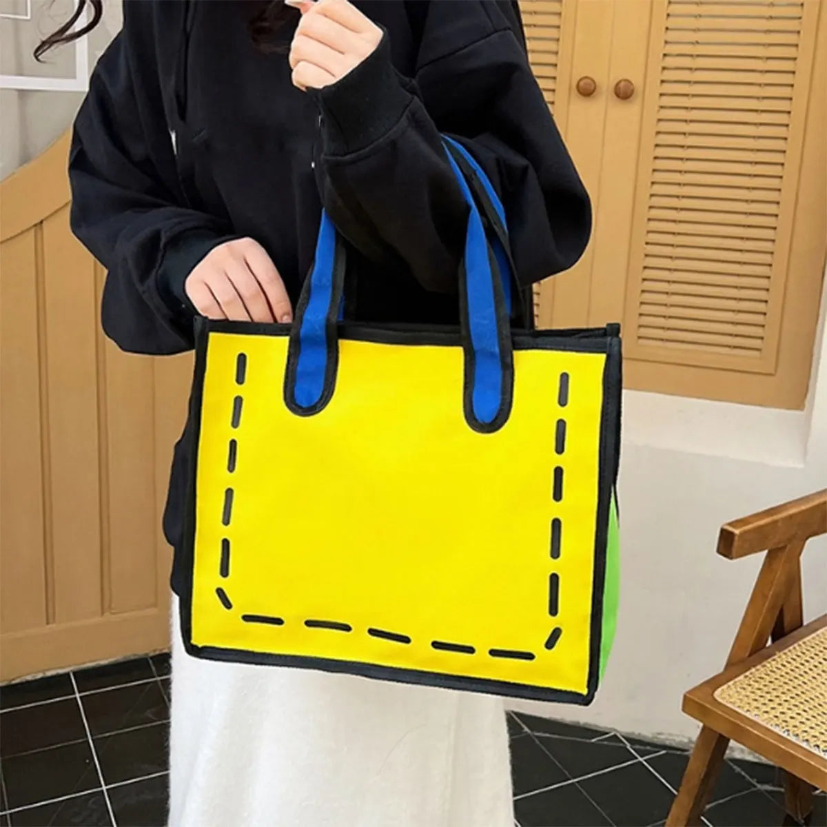 Bolso bandolera 2D cartoon