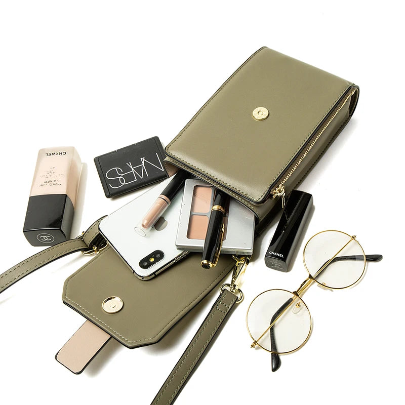Mobile Phone Leather Pouch