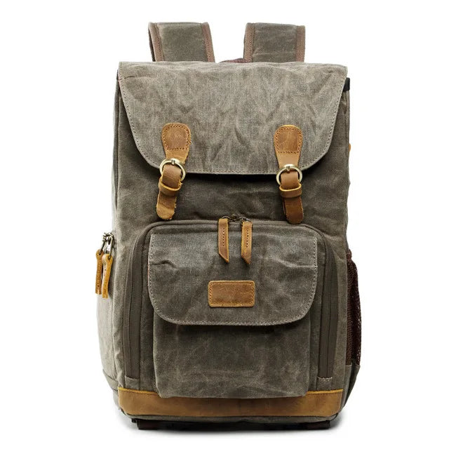 Canvas And Leather Camera Bag The Store Bags Green