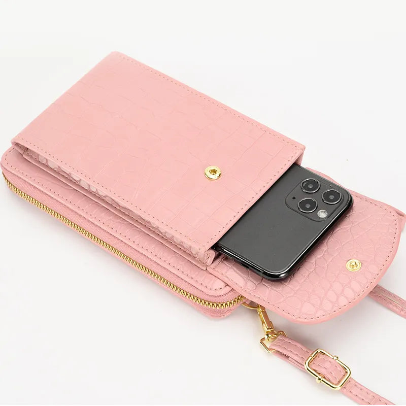 Pebbled Leather Phone Crossbody Bag The Store Bags 